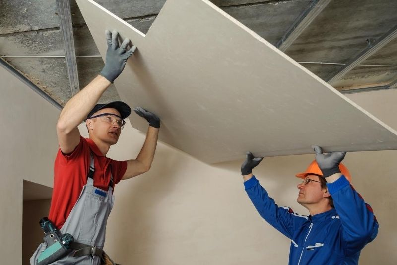 False ceiling installation